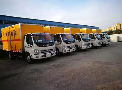 浩口原种场爆破器材运输车